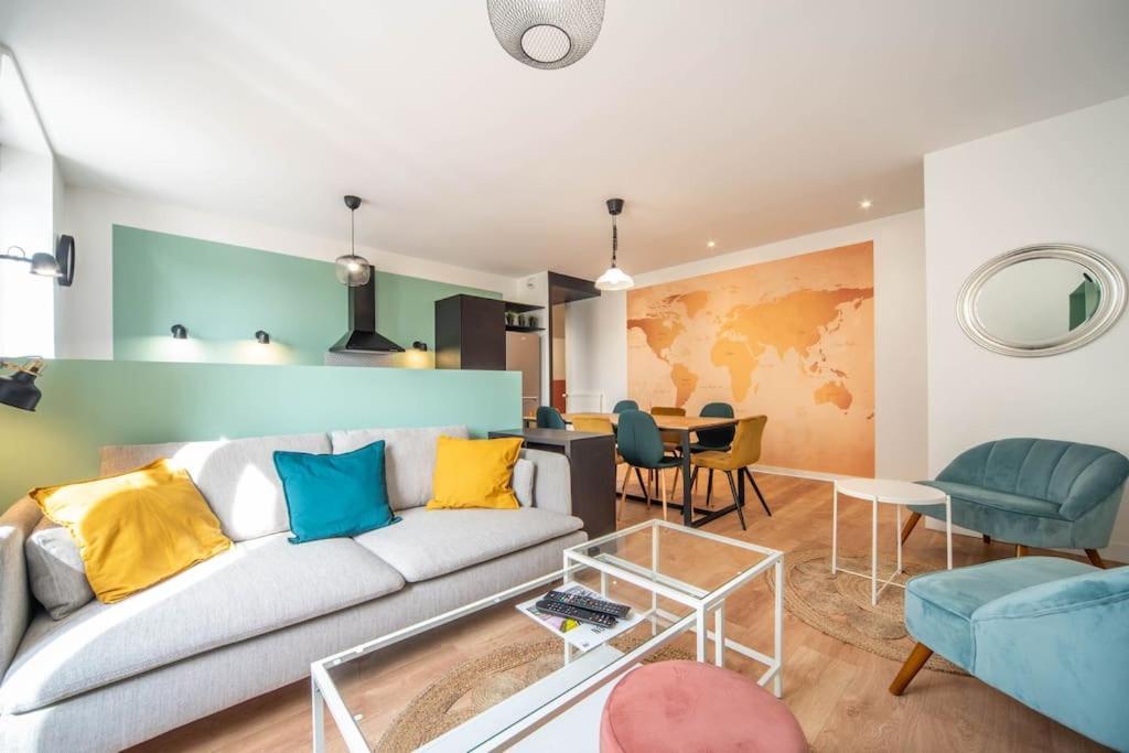 Macon Cozy / Appartement Central 100M² / 8 Pers Buitenkant foto