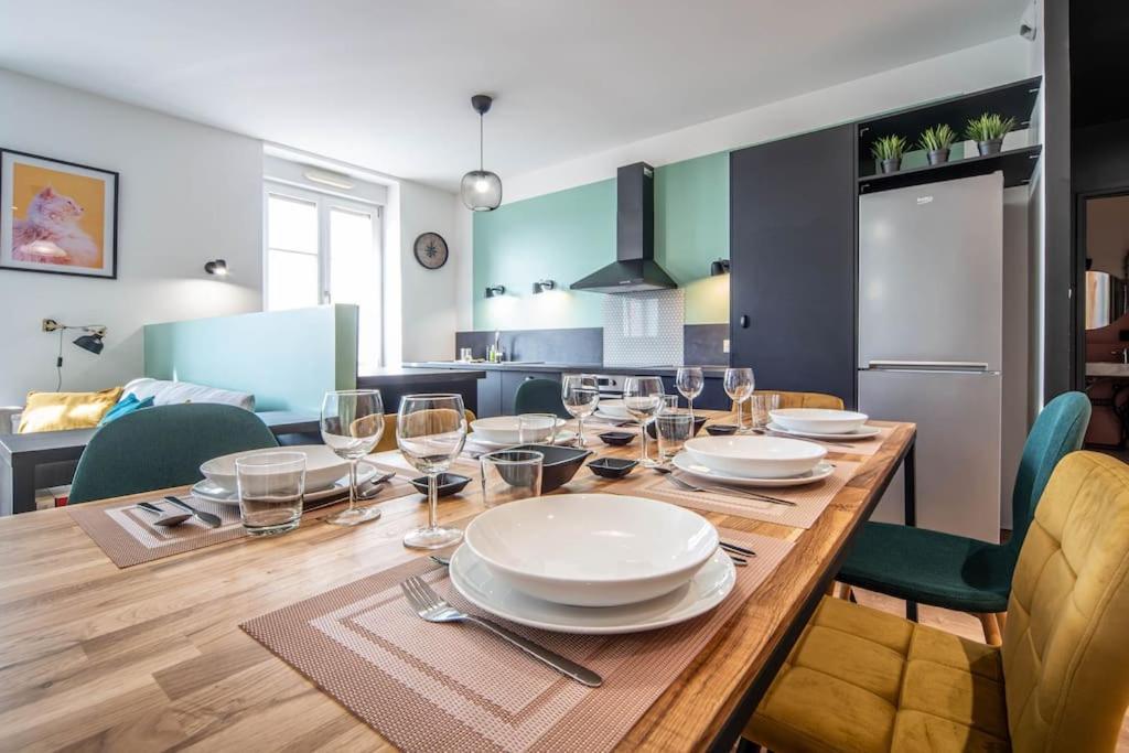 Macon Cozy / Appartement Central 100M² / 8 Pers Buitenkant foto
